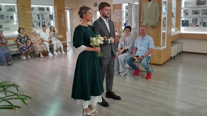Молодожены Курмаевы / Фото: Управление Юстиции Алтайского края