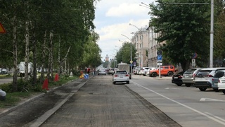 Работы на проспекте Ленина / Фото: amic.ru / Екатерина Смолихина
