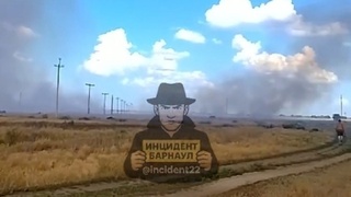 Пожар в Родинском районе / Фото: "Инцидент Барнаул"