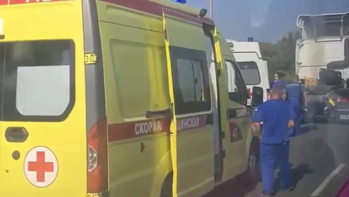 Место происшествия / Фото: ССМП Бийска