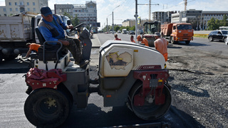 Ход работ на проспекте Ленина / Фото: barnaul.org