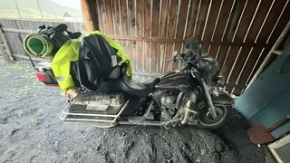 Мотоцикл туриста из Новосибирска / Фото: Госавтоинспекция Республики Алтай