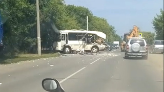 ДТП в Новоалтайске / Кадр из видео "Катунь 24"