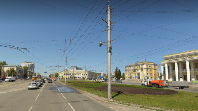 Площадь Октября в Барнауле / Фото: "Яндекс.Карты"