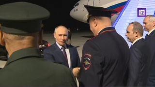 Владимир Путин прибыл в Новосибирск / Фото: стоп-кадр с видео "Известий"