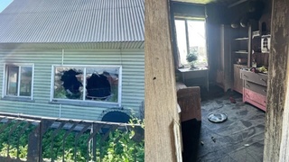 Сгоревший дом / Фото: Предоставлено "КП-Новосибирск"