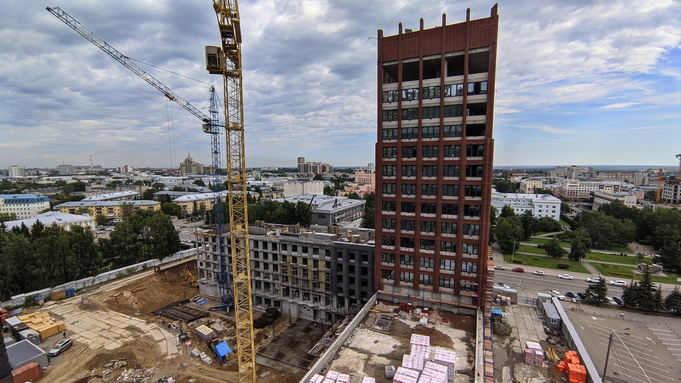 ЖК "Сахаров Парк" в августе 2026 года / Фото: Екатерина Смолихина / amic.ru