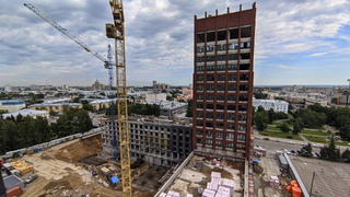 ЖК "Сахаров Парк" в августе 2026 года / Фото: Екатерина Смолихина / amic.ru