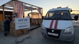 Пожар в Анапе / Фото: канал в Мах "Светлана Маслова | Глава города-курорта Анапа"