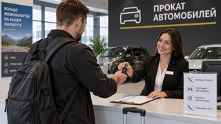 Каршеринг / Аренда автомобиля / Автомобиль / Изображение сгенерировано ИИ ChatGPT / amic.ru