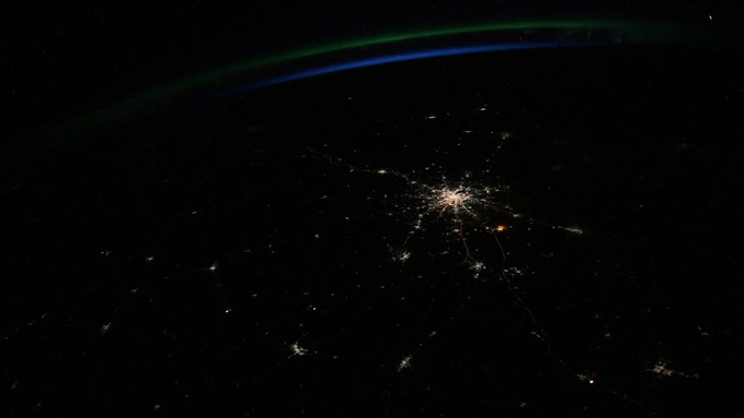 Москва, вид с МКС / Фото: Анна Кикина / Роскосмос