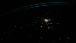 Москва, вид с МКС / Фото: Анна Кикина / Роскосмос
