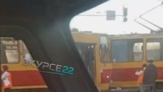 ДТП с трамваями / Фото: скриншот видео