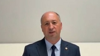 Глава Славяносербского муниципального округа ЛНР Сергей Крамаренко / Кадр из видео