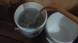 Грязная вода во Власихе / Фото: скриншот видео