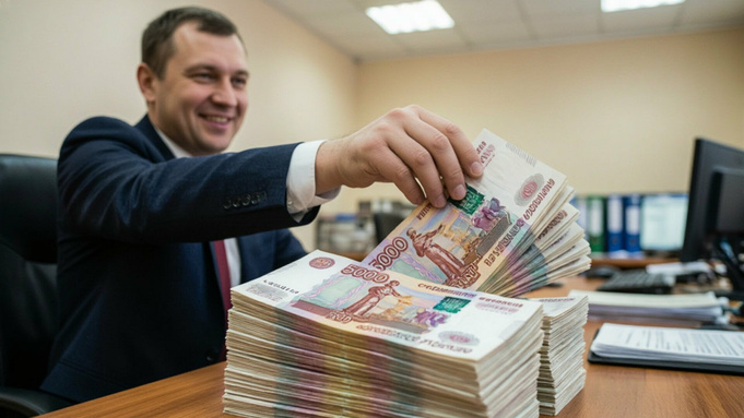 Зарплата / Изображение сгенерировано Алиса AI / amic.ru
