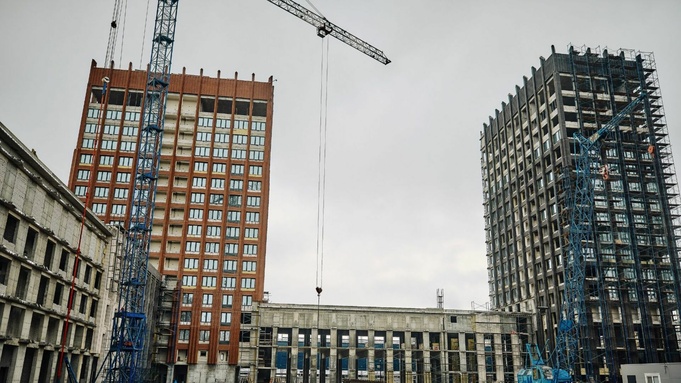 Строительство "Сахаров Парка" / Фото: Максим Кравченко
