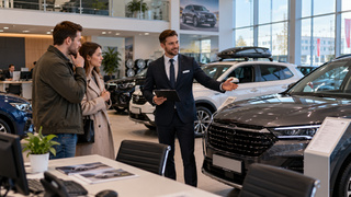Автосалон / Автомобили / Изображение сгенерировано ИИ ChatGPT / amic.ru