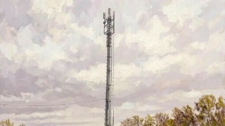Базовая станция сотовой связи / Изображение сгенерировано в нейросети "Алиса" / amic.ru