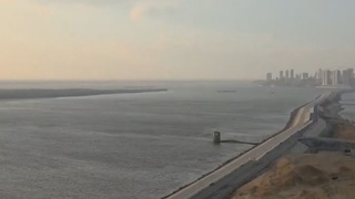 Хабаровск заволокло дымом от пожаров / Фото: стоп-кадр с видео ТАСС