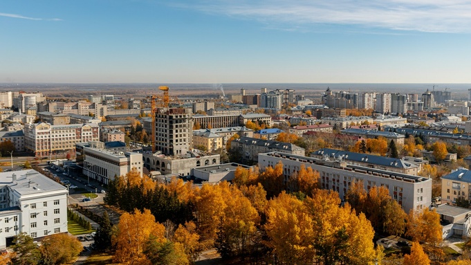 Вид из резиденции "Сахаров Парк" / Фото: Семен Рогожников