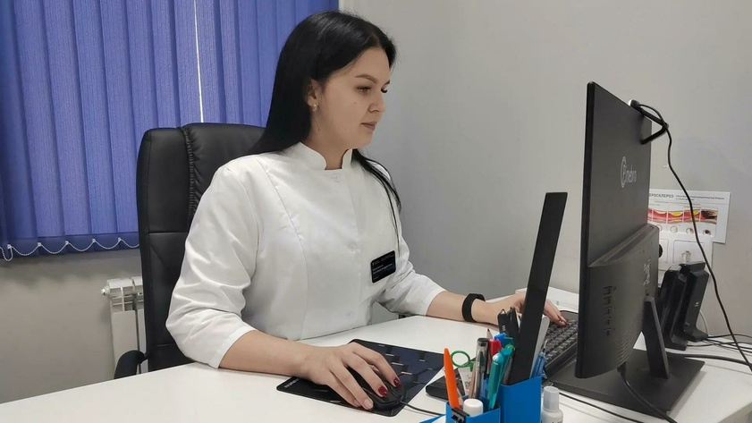 Телемедицинская консультация в горбольнице № 10 / Фото: amic.ru