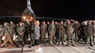 Освобожденные из плена бойцы СВО / Фото: стоп-кадр с видео max.ru/lantratovaDOBRO