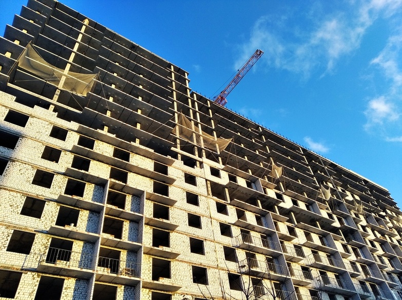 Строительство в Барнауле / Фото: Екатерина Смолихина / amic.ru