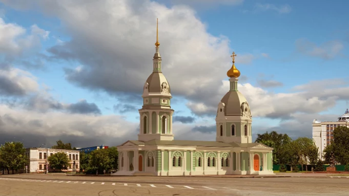 Фото: проект Петропавловского собора в Барнауле