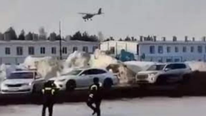 Атака беспилотника в Татарстане / Фото: кадр из видео
