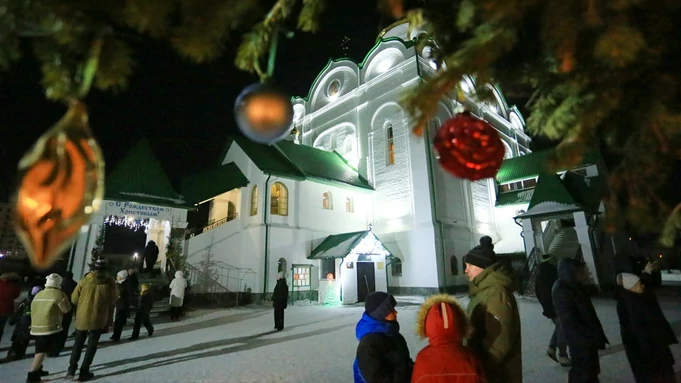 Рождество в Барнауле / Фото: Екатерина Смолихина / amic.ru