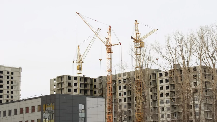 Строительство домов в Барнауле / Фото: Екатерина Смолихина / amic.ru