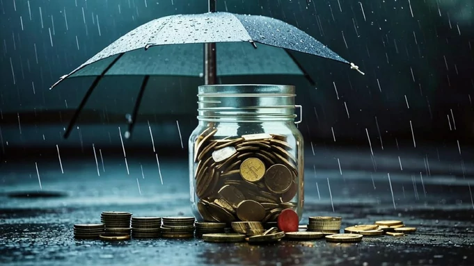 Деньги в банке / Изображение сгенерировано с помощью нейросети Kandinsky by Sber AI / amic.ru