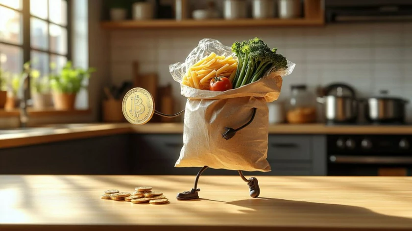 Инфляция снижается из-за продуктов питания / Изображение сгенерировано YandexGPT 5 Pro / amic.ru