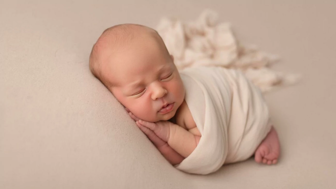 Newborn baby Sofia, first baby of 2026 in Altai Krai, Russia