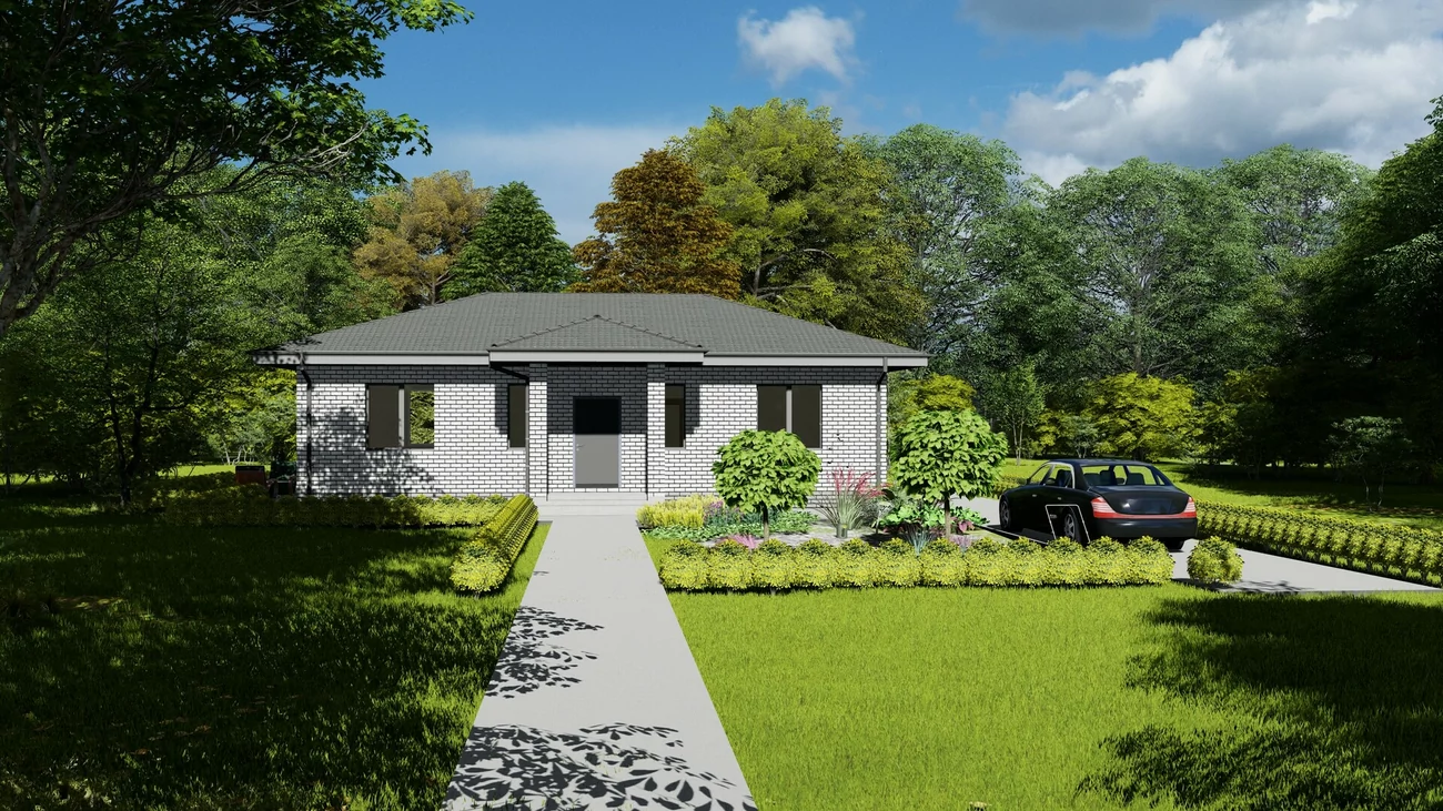 Проект дома в поселке "Смородина" / Иллюстрация предоставлена застройщиком