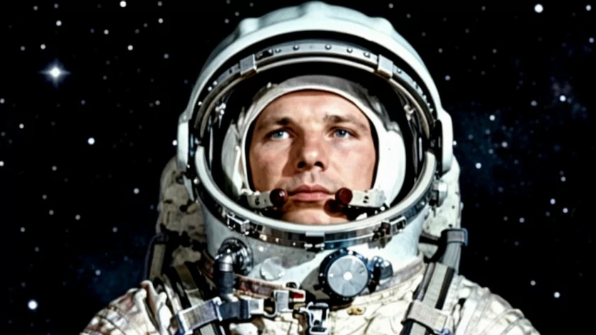 Юрий Гагарин / Изображение сгенерировано Алиса AI / amic.ru