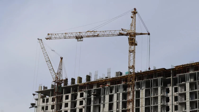 Строительство дома в Барнауле / Фото: Екатерина Смолихина / amic.ru