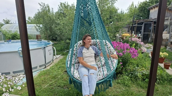 Екатерина Билан в своем доме / Фото: amic.ru