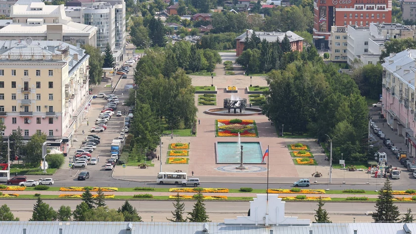 Нулевой километр в Барнауле / Фото: Екатерина Смолихина / amic.ru