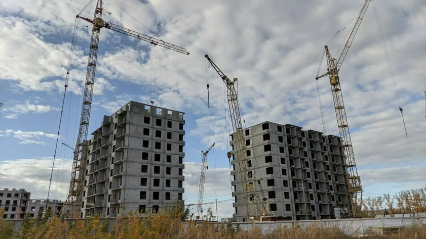Строительство жилья в Барнауле / Фото: Екатерина Смолихина / amic.ru