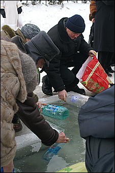 19 января 2007 г., Барнаул   Крестный ход в Барнауле на праздник Крещения Господня 