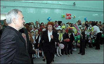 1 сентября 2006 г., Барнаул   Глава Барнаула на линейке школы №31