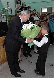 1 сентября 2006 г., Барнаул   Глава Барнаула на линейке школы №31