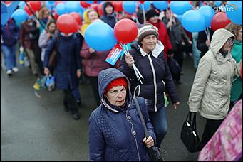 1 мая 2018 г., Барнаул. Екатерина Смолихина   За свободный интернет и достойный труд: как в Барнауле отметили 1 Мая