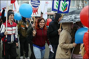 1 мая 2018 г., Барнаул. Екатерина Смолихина   За свободный интернет и достойный труд: как в Барнауле отметили 1 Мая