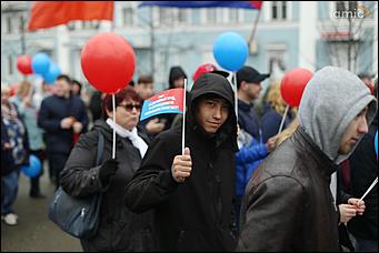 1 мая 2018 г., Барнаул. Екатерина Смолихина   За свободный интернет и достойный труд: как в Барнауле отметили 1 Мая