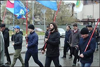 1 мая 2018 г., Барнаул. Екатерина Смолихина   За свободный интернет и достойный труд: как в Барнауле отметили 1 Мая