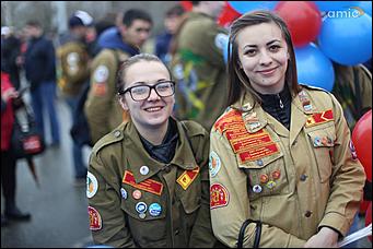 1 мая 2018 г., Барнаул. Екатерина Смолихина   За свободный интернет и достойный труд: как в Барнауле отметили 1 Мая