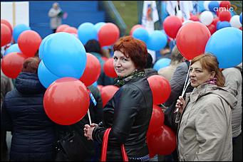 1 мая 2018 г., Барнаул. Екатерина Смолихина   За свободный интернет и достойный труд: как в Барнауле отметили 1 Мая